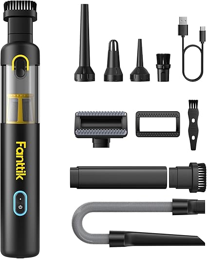 Fanttik V8 Apex Autostaubsauger – 4 in 1 tragbarer kabelloser Mini Staubsauger