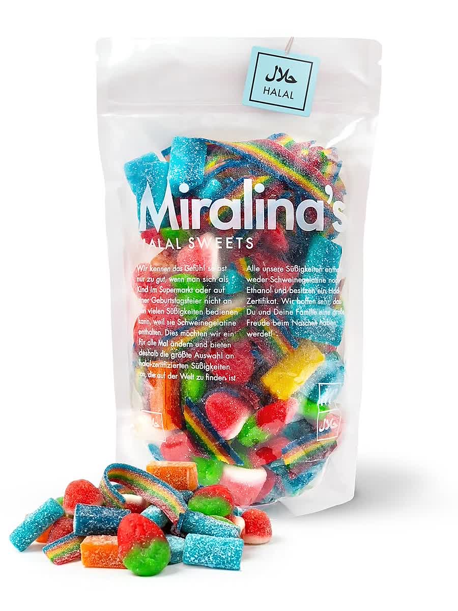 Miralina Halal Süßigkeiten-Mix (500 g)